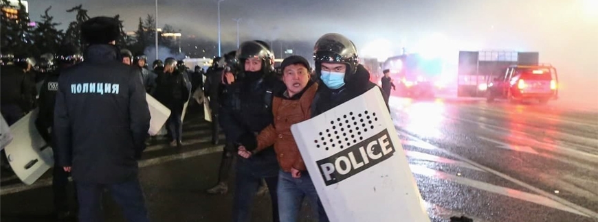 Kazakistan'da gösteriler bitti, baskı sürüyor